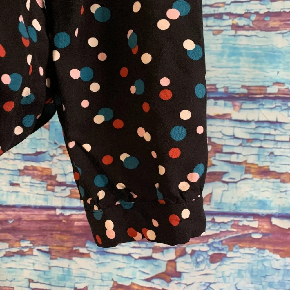 Ricki's Long Sleeved Polka Dot Blouse - Picture 4 of 7